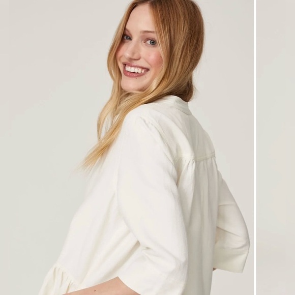 APiece Apart Maurino Drop Waist Mini
Dress in Cream Size: XS $350 - Picture 3 of 7